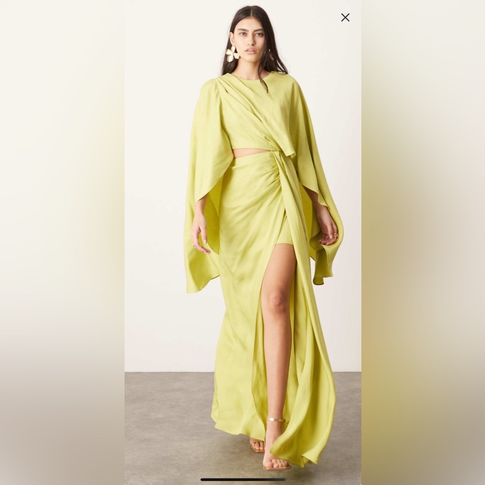 Asos lime green dress